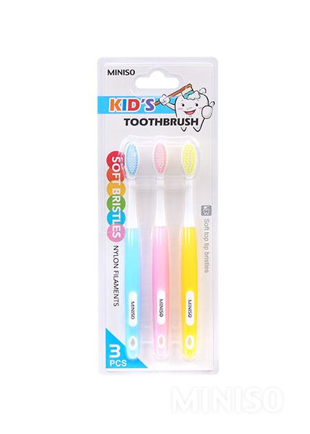 Miniso Kids Toothbrush x3