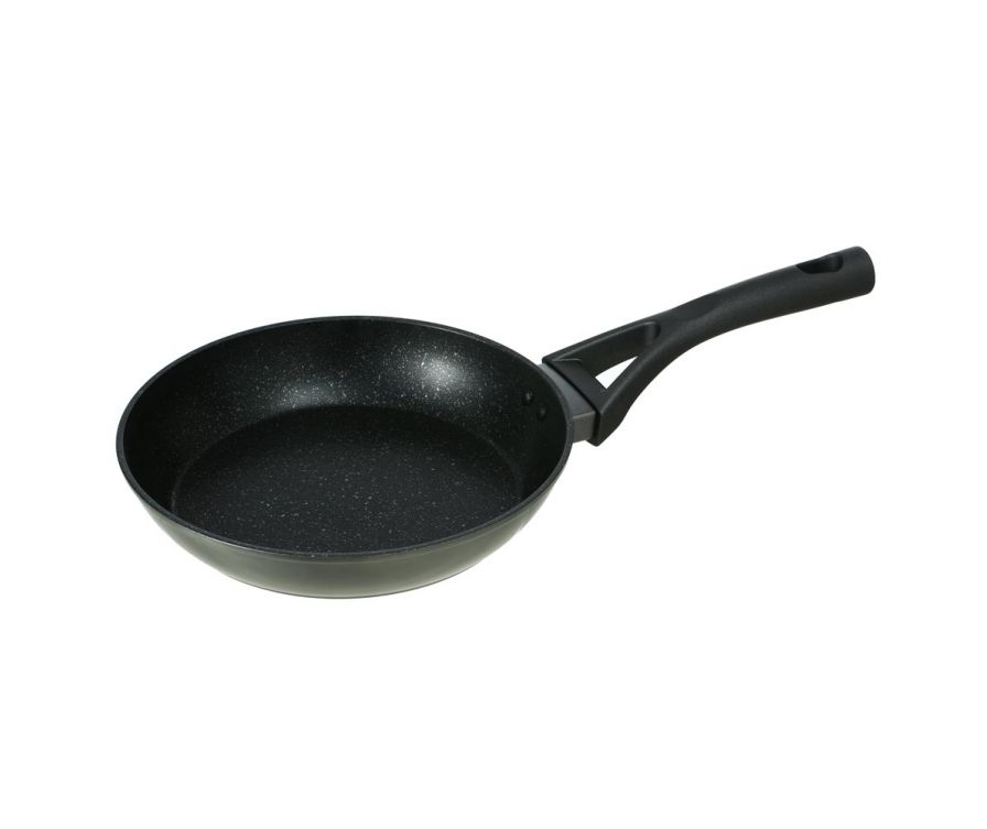 Miniso Colorful Ceramic Coated Non-Stick Frying Pan 24 cm - Grey
