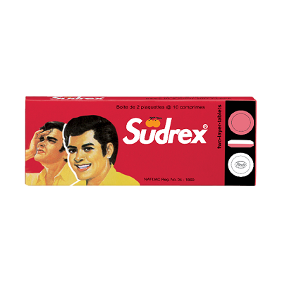 Sudrex Headache & Fever Tablets 20 Capsules