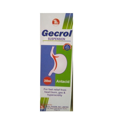 Gecrol Suspension Antacid 200 ml