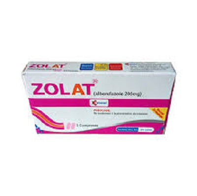 Zolat Albendazole 200 mg 2 Caplets