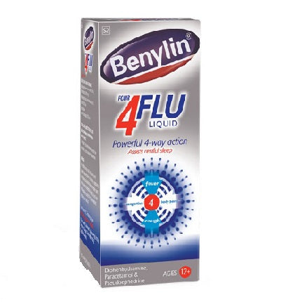 Benylin 4 Flu Syrup 100 ml