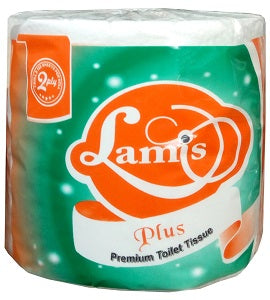 Lamis Toilet Tissue Plus 2 Ply 1 Roll