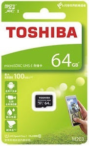 Toshiba Micro SD 64 GB M203