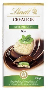 Lindt Creation Sublime Mint Dark Chocolate 100 g