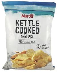 Master Kettle Cooked Potato Chips Sea Salt 45 g