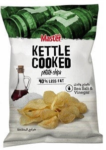 Master Kettle Cooked Potato Chips Sea Salt & Vinegar 170 g