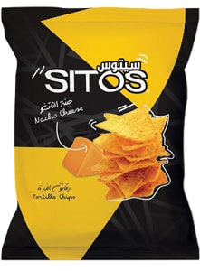 Sitos Tortilla Chips Nacho Cheese 60 g