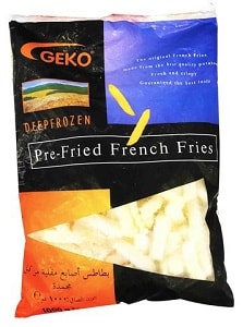 Geko Deep Frozen Pre-Fried French Fries 1 kg