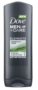 Dove Men+Care Body & Face Wash Elements Minerals Sage 400 ml