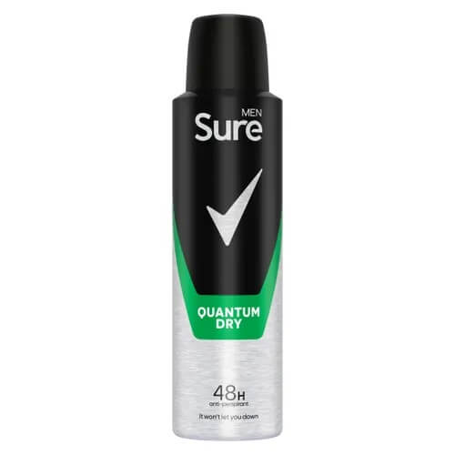 Sure Anti-Perspirant Deodorant Spray Men Quantum Dry 150 ml
