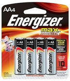 Energizer Max Battery AA x4