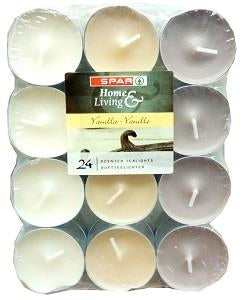Spar Home & Living Vanilla Scented Tea Lights x24