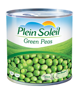Plein Soleil Green Peas Tin 800 g