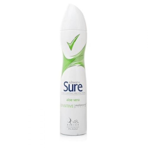 Sure Anti-Perspirant Deodorant Spray Aloe Vera 250 ml