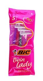 Bic Twin Lady Sensitive Razor x5