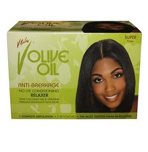 Vitale Olive Oil Anti-Breakage No-Lye Conditioning Relaxer With Coconut Oil & Vitamins Super Kit