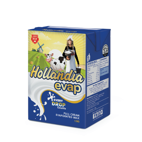 Hollandia Full Cream Evaporated Milk 120 g x6