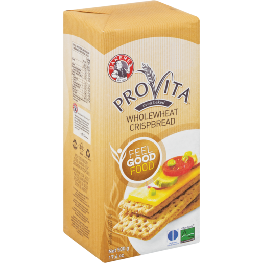Provita Crisp Bread Whole Wheat 500 g