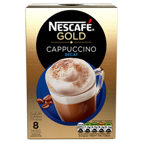 Nescafe Gold Cappuccino Decaf 120 g x8