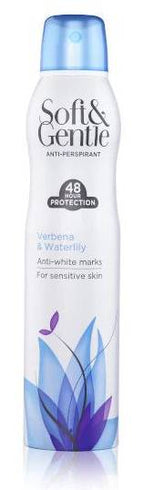 Soft & Gentle Anti-Perspirant Anti-White Marks Verbena & Waterlily 250 ml