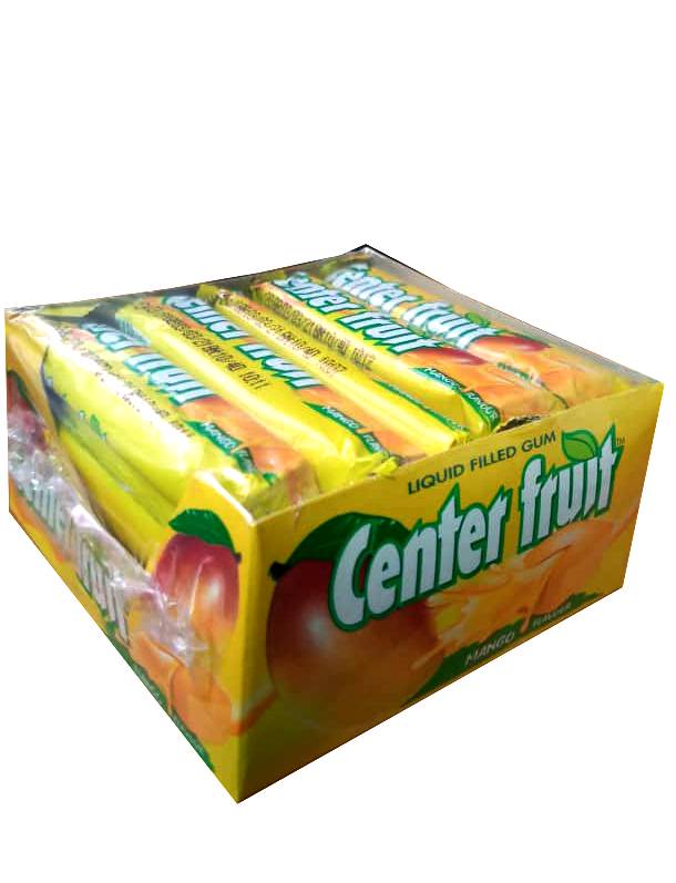Center Fruit Liquid Filled Chewing Gum Mango 17.5 g x5