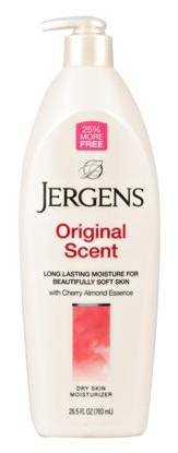 Jergens Dry Skin Moisturiser Original Scent With Cherry Almond Essence 783 ml