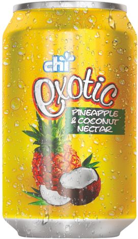 Chi Exotic Pineapple & Coconut Nectar Can 33 cl x6
