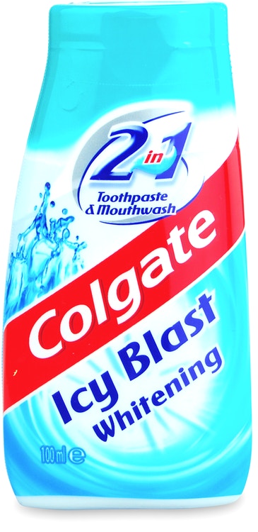 Colgate Icy Blast Whitening 2 in 1 Toothpaste & Mouthwash 100 ml