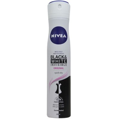 Nivea Anti-Perspirant Deodorant Spray Invisible Black & White For Women 200 ml