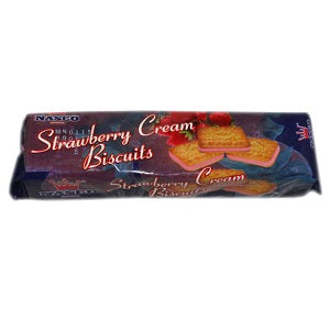 Nasco Cream Biscuits Strawberry 75 g x30
