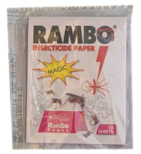 Buy Rambo Insecticide Paper For Mosquitoes 10 Sheets x10 in Nigeria ...