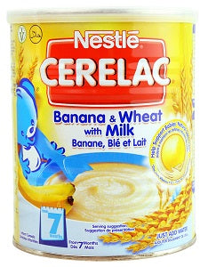 Cerelac Banana & Wheat With Milk 7 Months+ 400 g x24