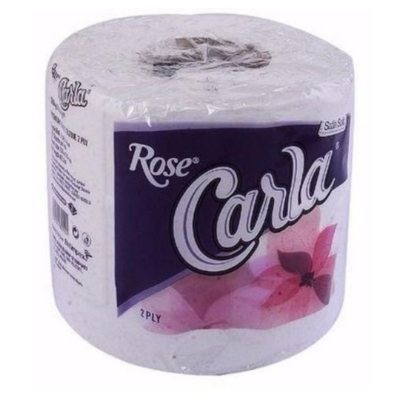 Boulos Rose Carla Toilet Tissue 2 Ply 1 Roll