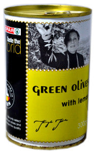 Spar Taste The World Green Olives With Lemon 300 g