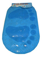 Bashow Rubber Non-Slip Bath Mat - Blue