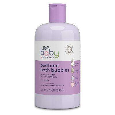 Boots Baby Mild Formula Bedtime Bath Bubbles 500 ml