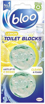 Bloo Toilet Block Lemon 38 g x2