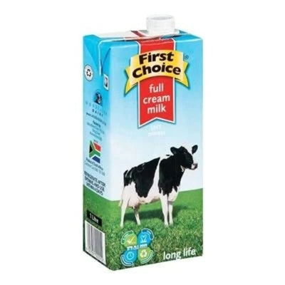 First Choice UHT Full Cream Milk 1 L