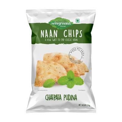 Wingreens Naan Chips Chatpata Pudina 150 g