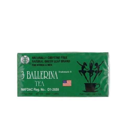 3 Ballerina Herbal Tea Dietary Supplement For Dieters (No Caffeine) x18