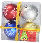 Xmas 8 cm Decoration Ball AG2245 - x4