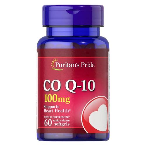 Puritan's Pride CoQ 10 100 mg 60 Soft Gels