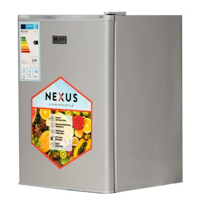 Nexus Single Door Fridge NX100 100 L Silver