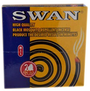 Buy Swan High Quality Black Mosquito Repellent Incense Coil 120 g x10 ...