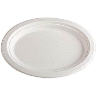 Softpak Biodegradable Oval Plate 10 Inches