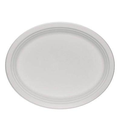Softpak Biodegradable Oval Plate 12.5 Inches