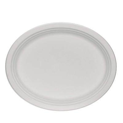 Softpak Biodegradable Oval Plate 12.5 Inches