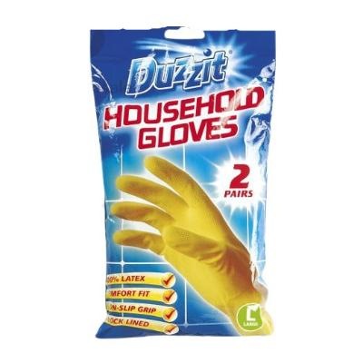 Duzzit Household Gloves 2 Pairs Large Dzt1024A