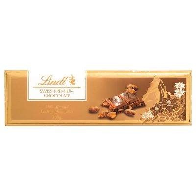 Lindt Swiss Premium Milk Almond Chocolate 300 g